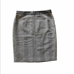 Banana Republic Pencil Skirt Wool Herringbone Size 0